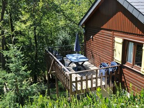 Balcony - Holiday Home in La Roche With Sauna (La Roche-en-Ardenne)