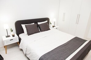 Departamento, 1 habitación | 1 habitación, tabla de planchar con plancha, wifi gratis y ropa de cama 