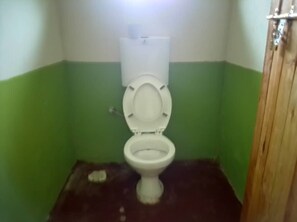 Regadera, pantuflas, toallas, jabón