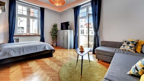 Apartemen Basic, 2 kamar tidur | Ruang keluarga