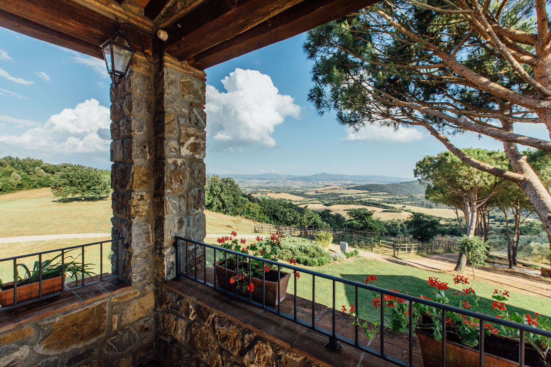 Appartement, 2 chambres, terrasse, vue colline (La Casetta) | Vue de la chambre