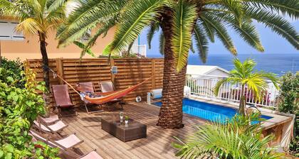 Terrace apartment sea view