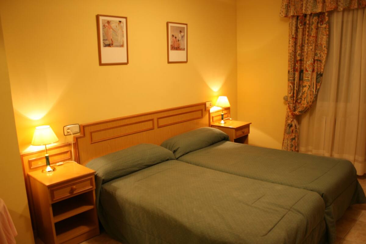 Down duvets, individually decorated, individually furnished