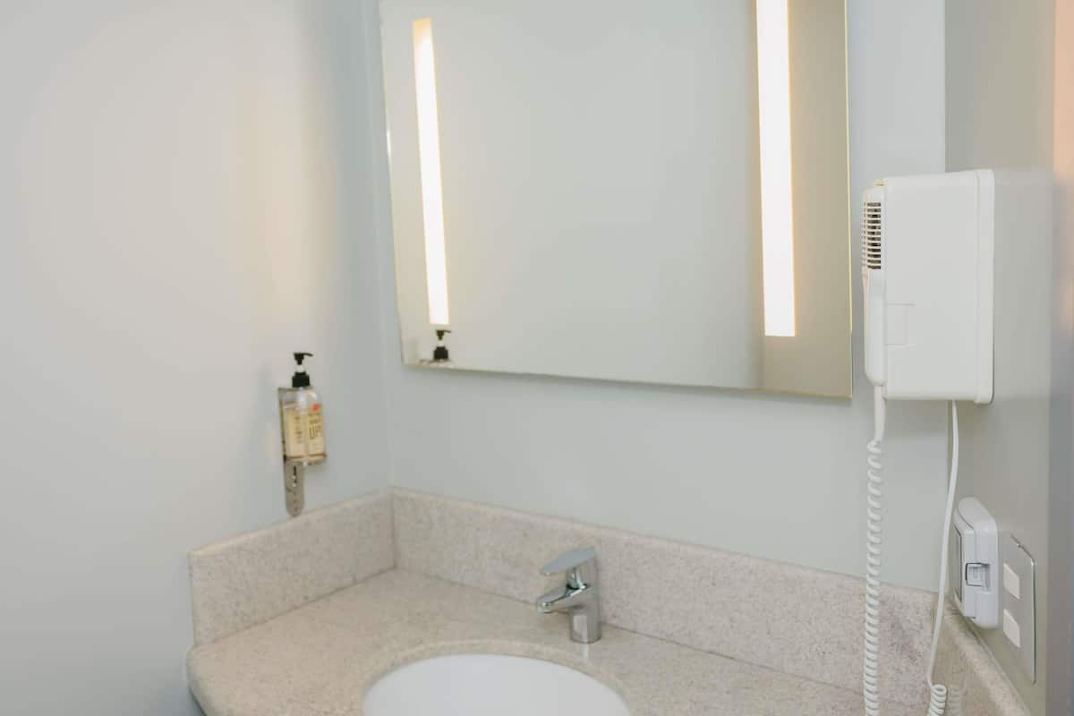 In-room safe, desk, laptop workspace, blackout curtains