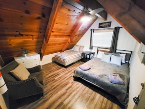 2 chambres, bureau, lit parapluie, Wi-Fi gratuit