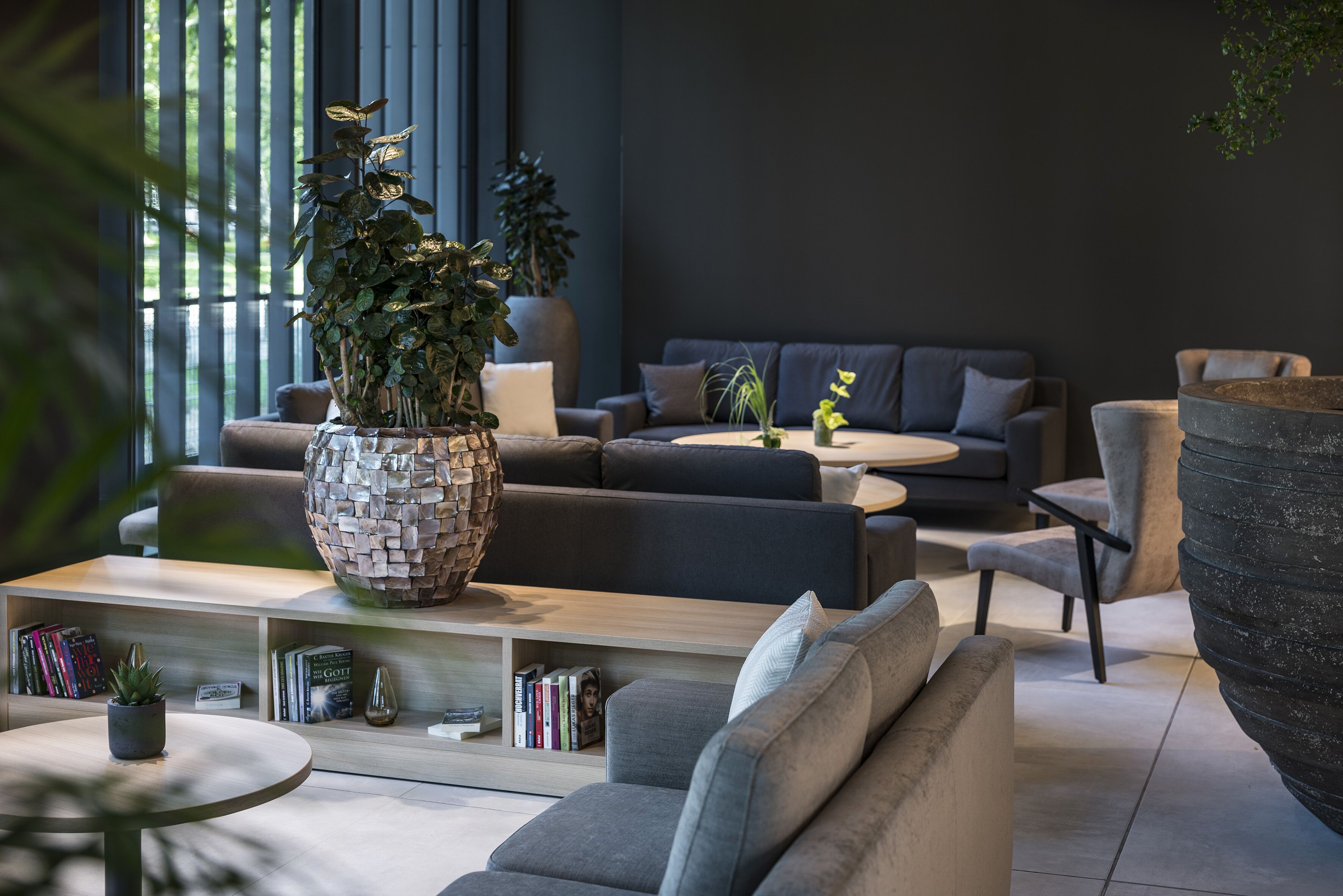 Sitteområde i lobbyen