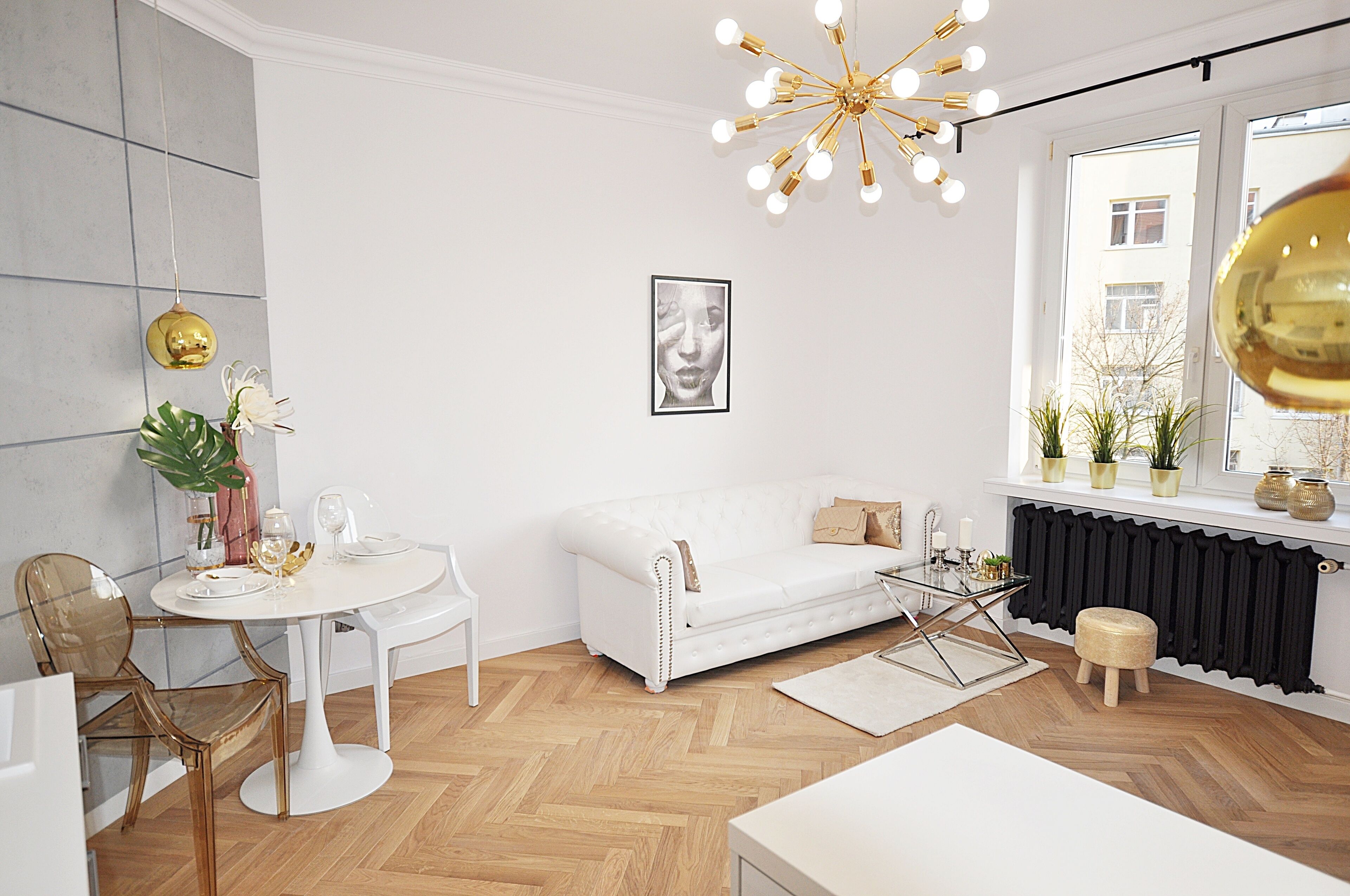 Apartamento design | Área de estar | TV