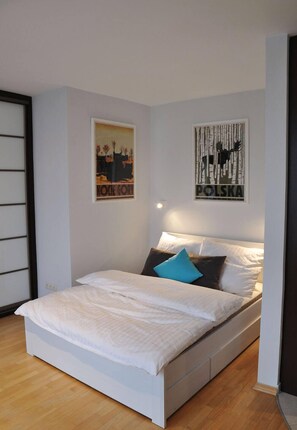 1 bedroom, blackout curtains, iron/ironing board, free WiFi