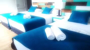 6 habitaciones, caja de seguridad en la habitación y wifi