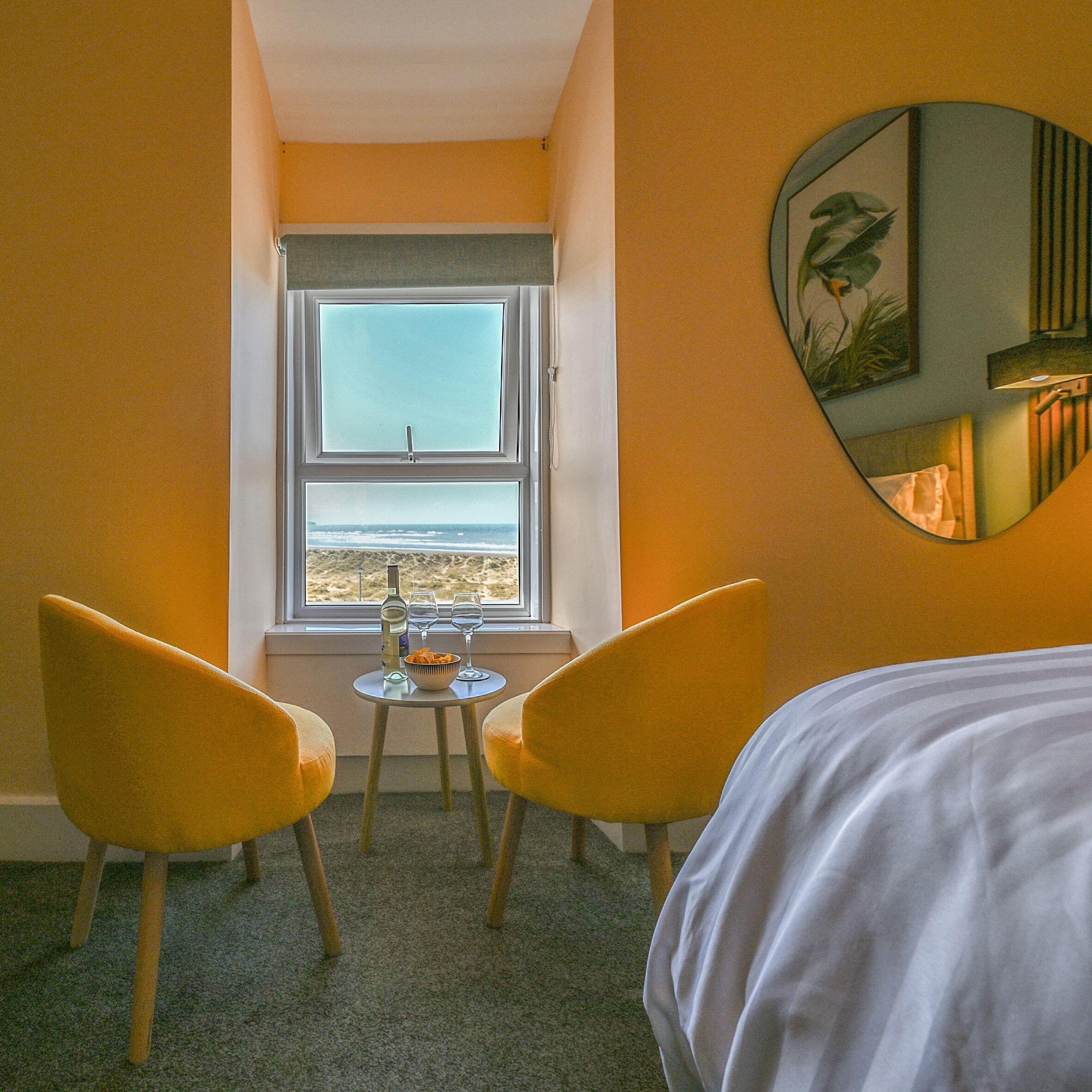 Room 10 - Double En-suite Seaview Room | Individually decorated, individually furnished, laptop workspace
