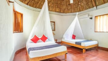 Standard Room, 2 Double Beds | Premium bedding, down comforters, desk, laptop workspace