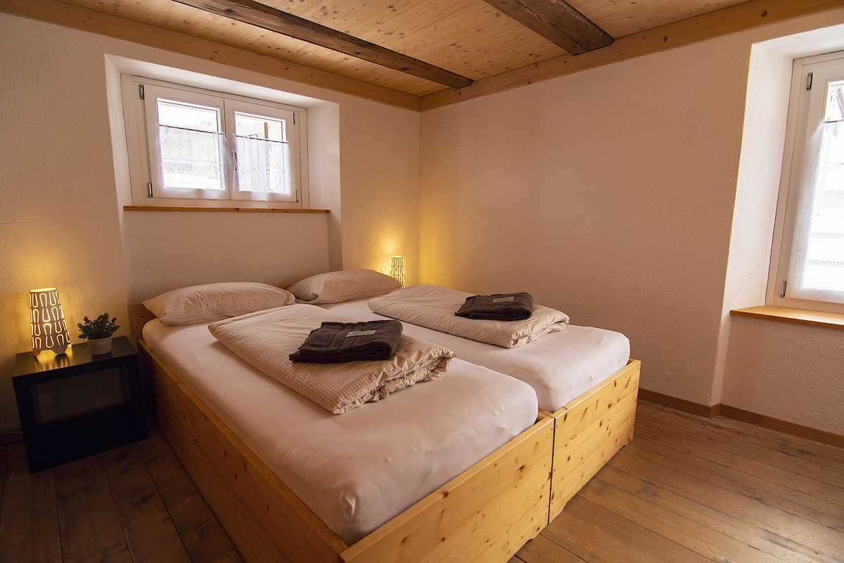 1 bedroom, down comforters, individually decorated