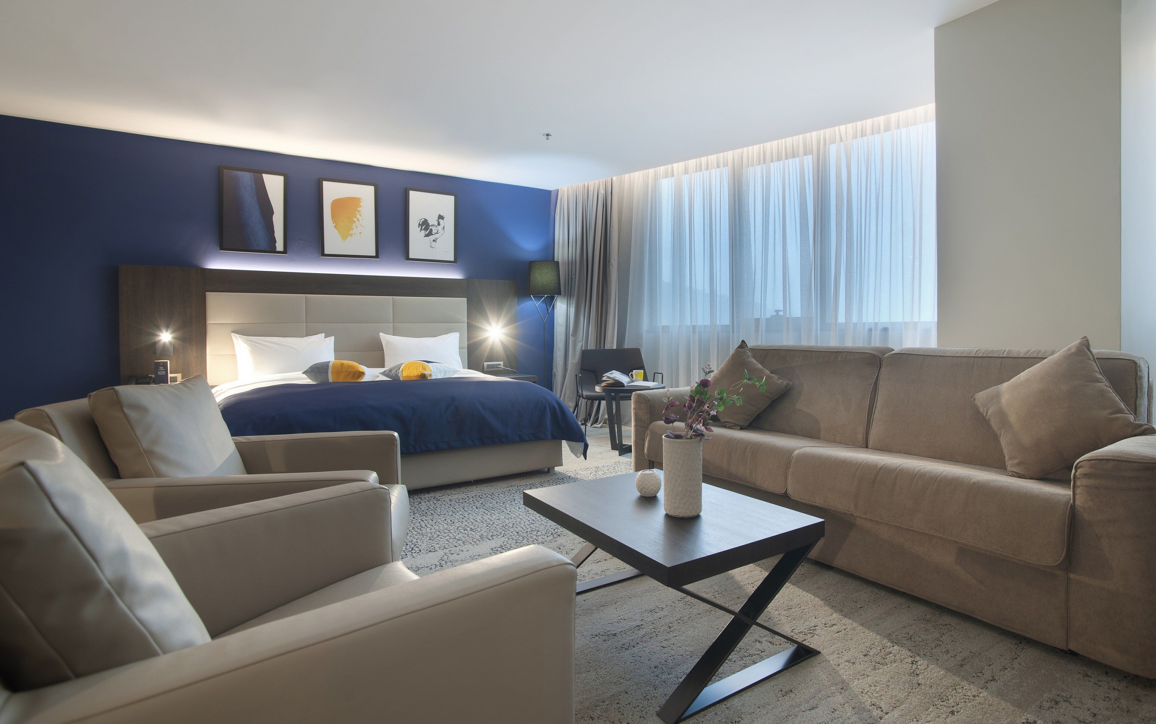 In-room safe, individually furnished, desk, laptop workspace