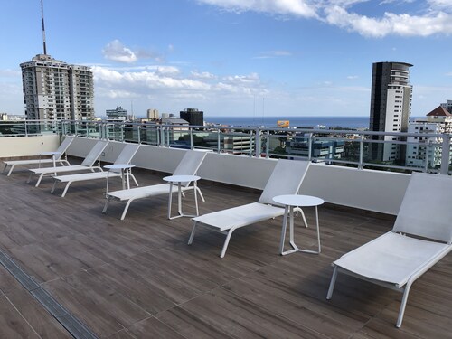 Rooftop Pool with Ocean and City Views