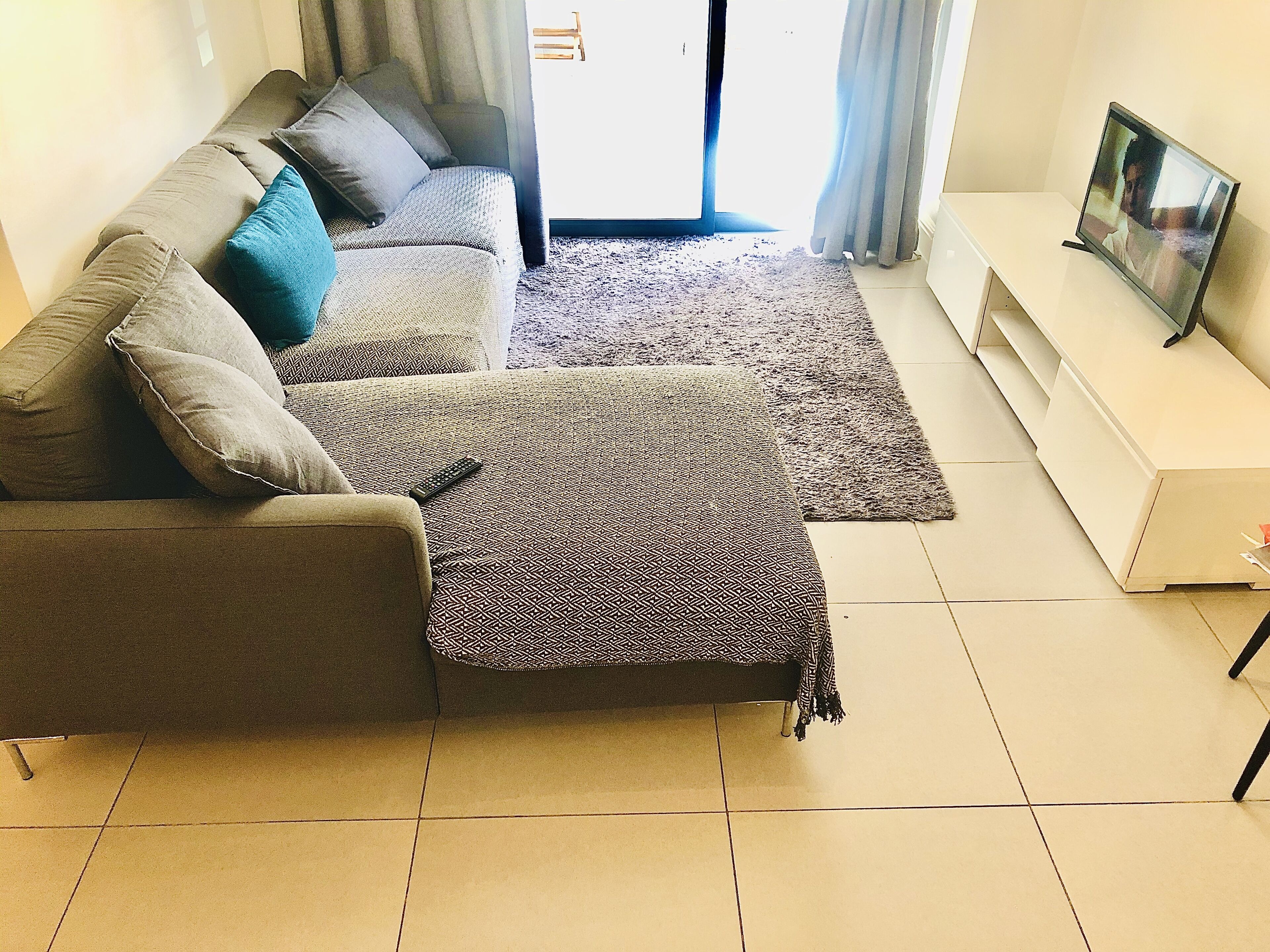 Deluxe Apartment, 2 Bedrooms | Living room | 32-inch LED TV with digital channels, TV