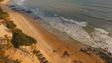 Beach nearby, sun-loungers