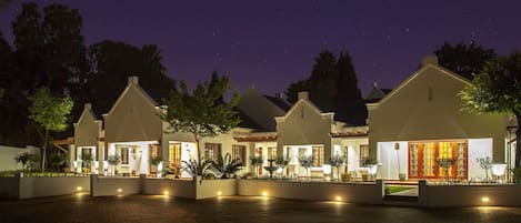 Front of property – evening/night