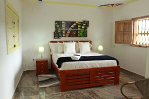 Premium bedding, down duvets, individually decorated