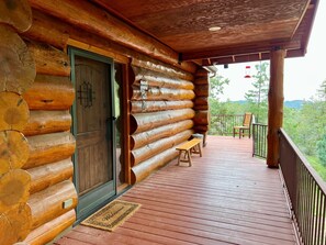 Terrace/patio - Timbertrail Lodge - Prescott Cabin Rentals (Prescott)