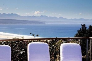 Apartemen Deluks, 3 kamar tidur, dapur, pemandangan samudra | Balkon