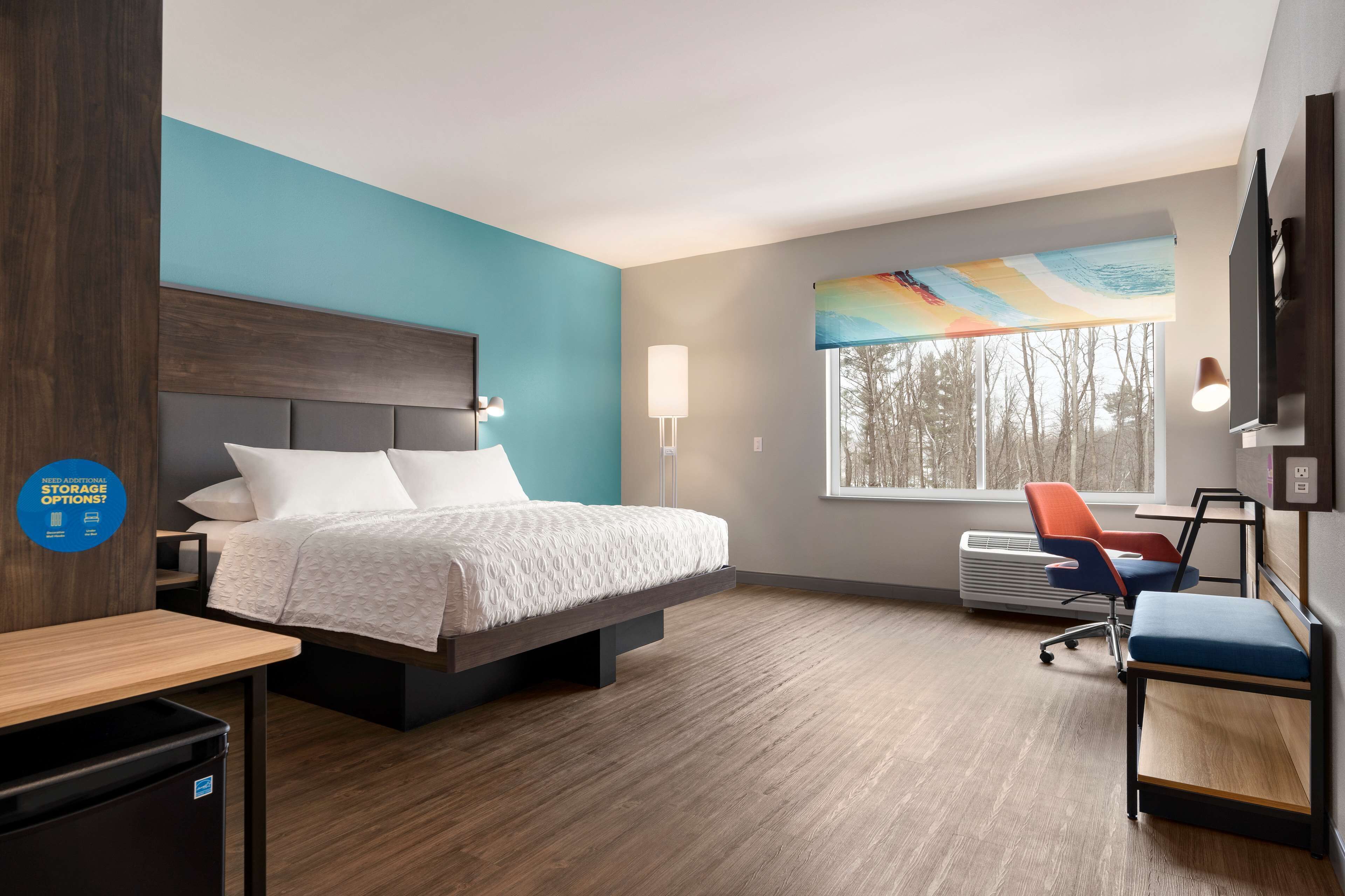 room, 1 king bed, accessible (roll-in shower) | desk, laptop workspace, blackout curtains, iron/ironing board