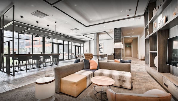 Sala de estar en el lobby