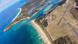 On the beach, white sand - The Seabird (Moruya)