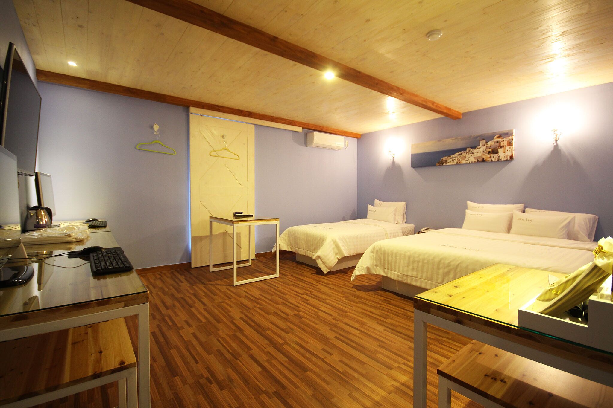 premium twin room | individually decorated, blackout curtains, free wifi