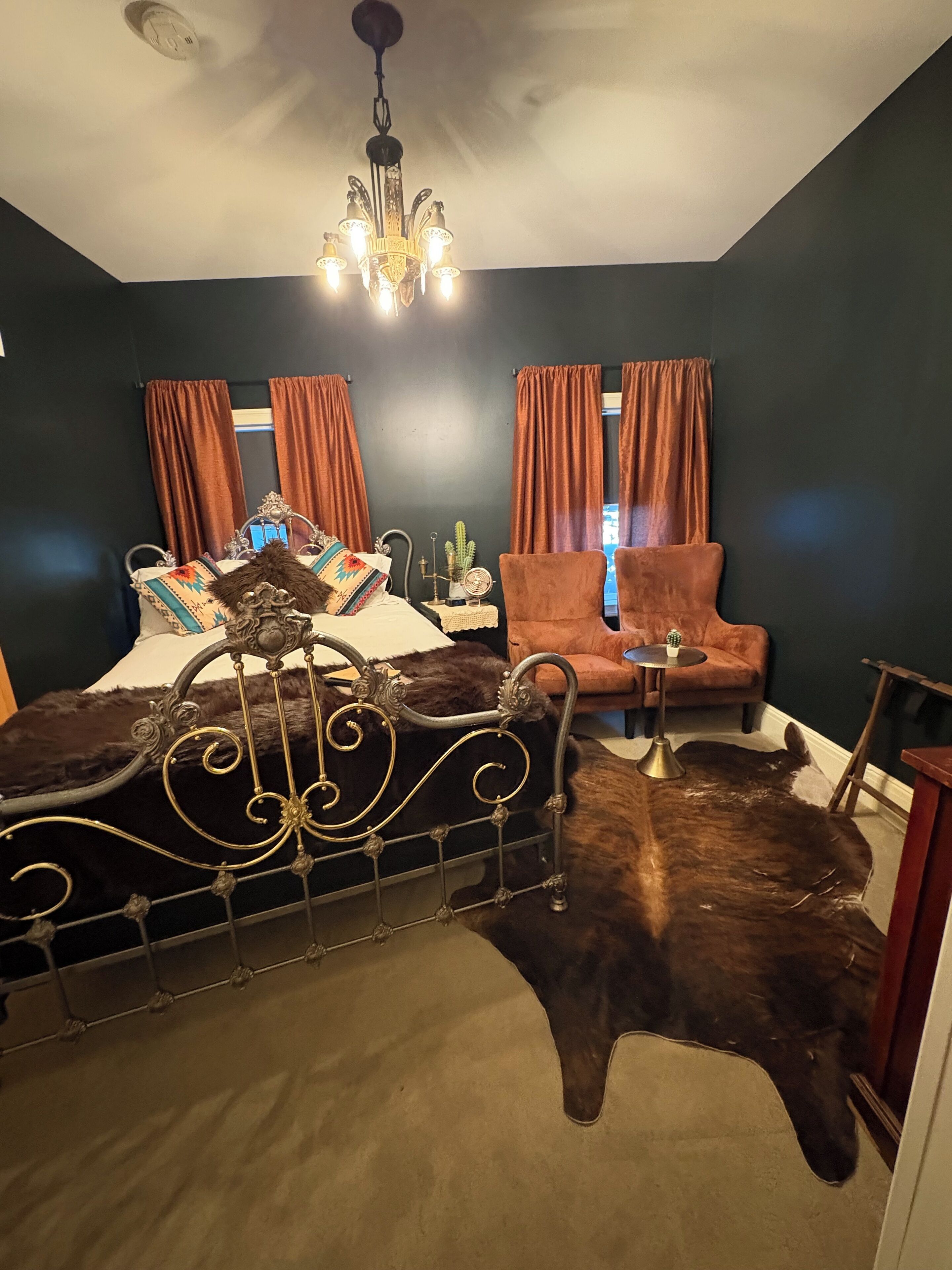 The Walking Iron Sanctuary | Premium bedding, pillow-top beds, individually decorated