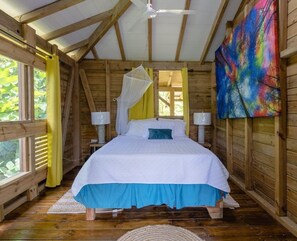 2 bedrooms, travel crib, WiFi, bed sheets