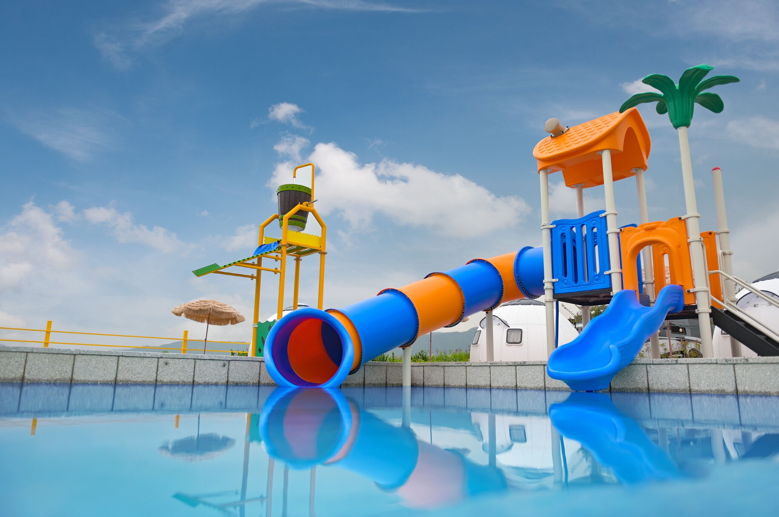 Indoor pool, seasonal outdoor pool