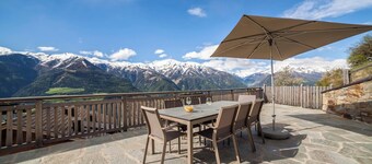 Rustic Chalet Flatsch on Mountain Farm with Terrace