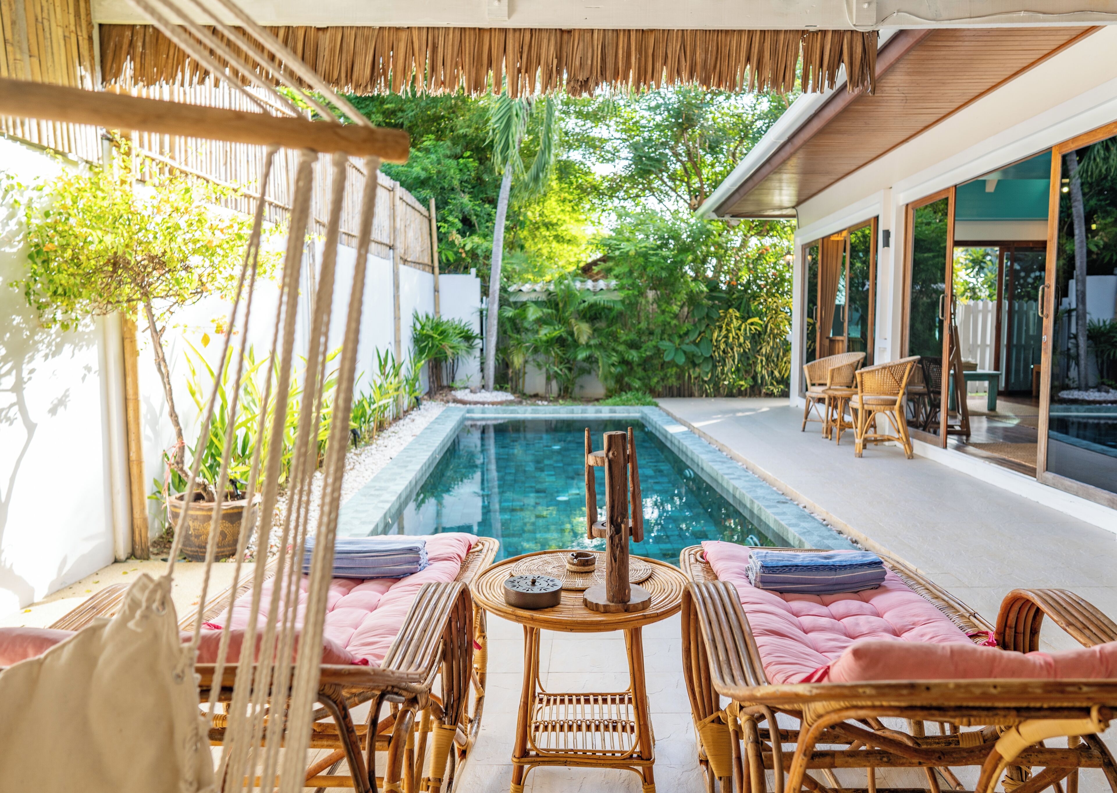 One Bedroom Beachfront Pool Villa | Terrace/patio