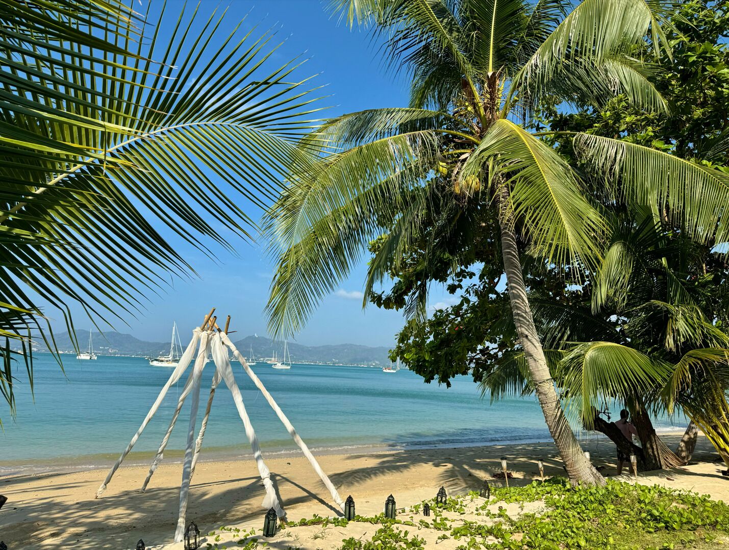 Vista para praia/oceano