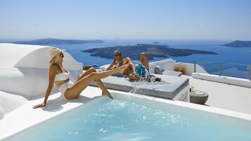 Suite – exclusive (with heated private pool) | Utsikt mot vann