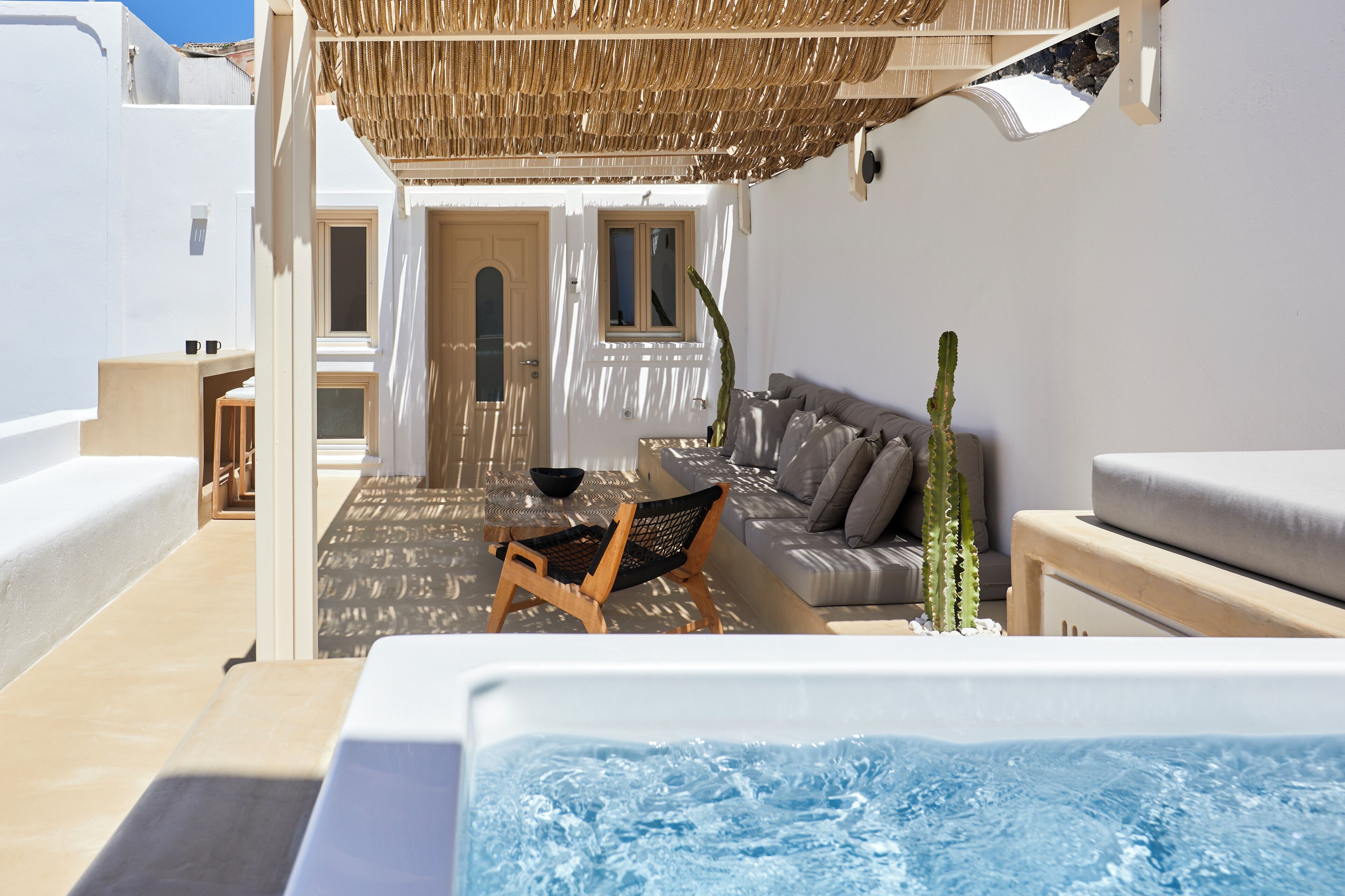 Brudesuite - boblebad - havudsigt | Terrasse/gårdhave