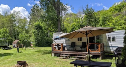 Modern Rental Trailer at Bon Echo Family Campground (The Prowler)