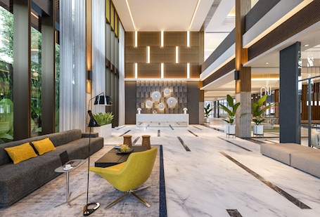 Lobby sitting area. Luminor Hotel Tanjung Selor