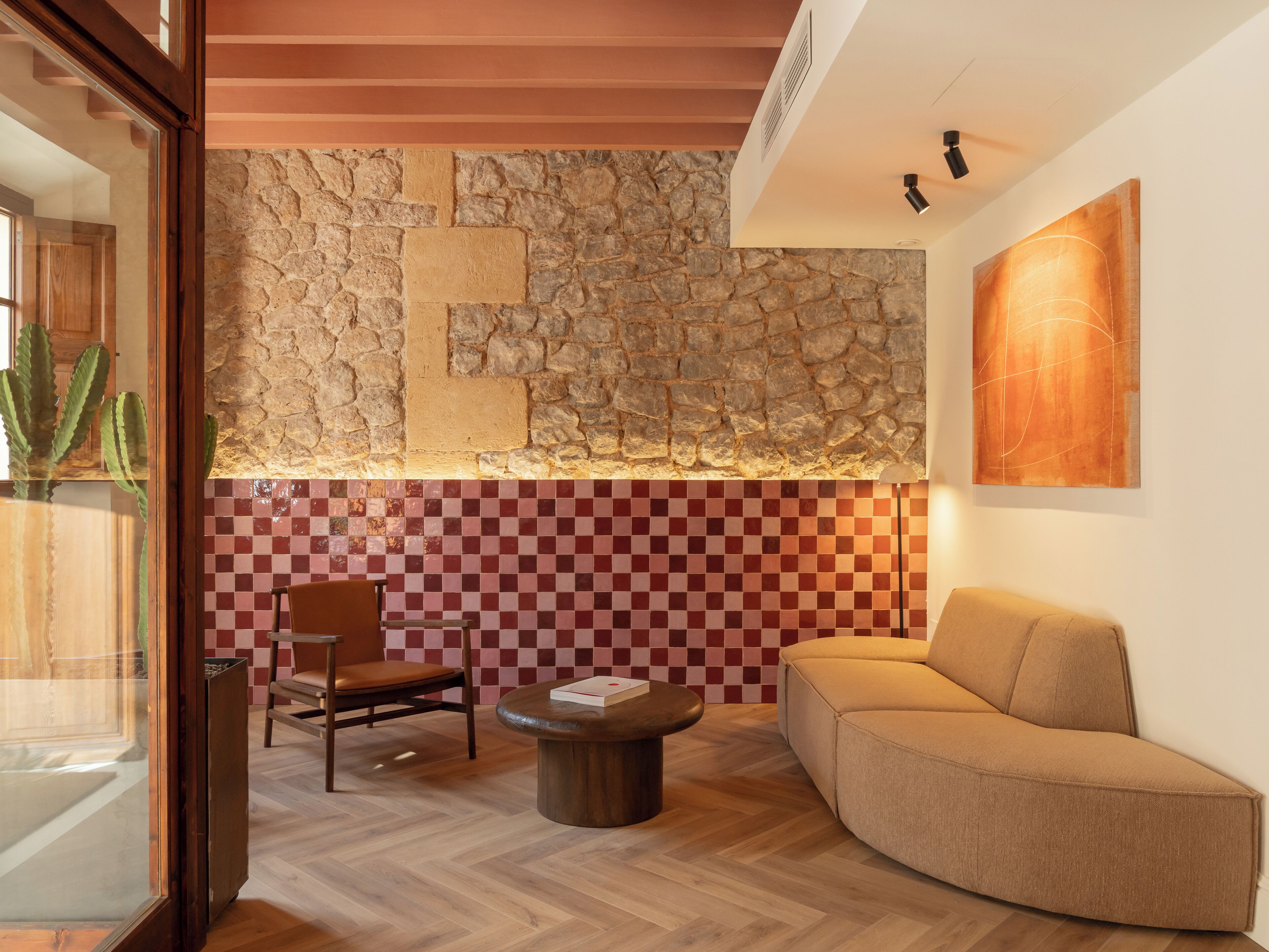 Een flatscreentelevisie