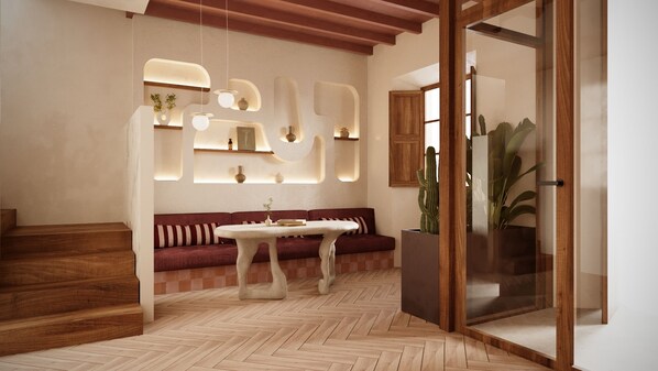 Entrée de l’hébergement