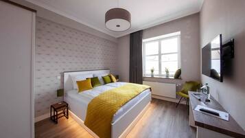Habitación Deluxe doble (Maria Veen) | Caja fuerte, wifi gratis, ropa de cama