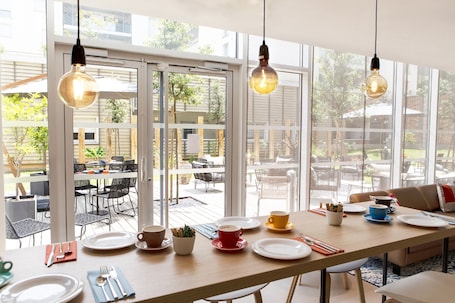 Daily buffet breakfast for a fee. Residhome Toulouse Ponts Jumeaux