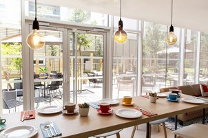 Daily buffet breakfast (EUR 16 per person)