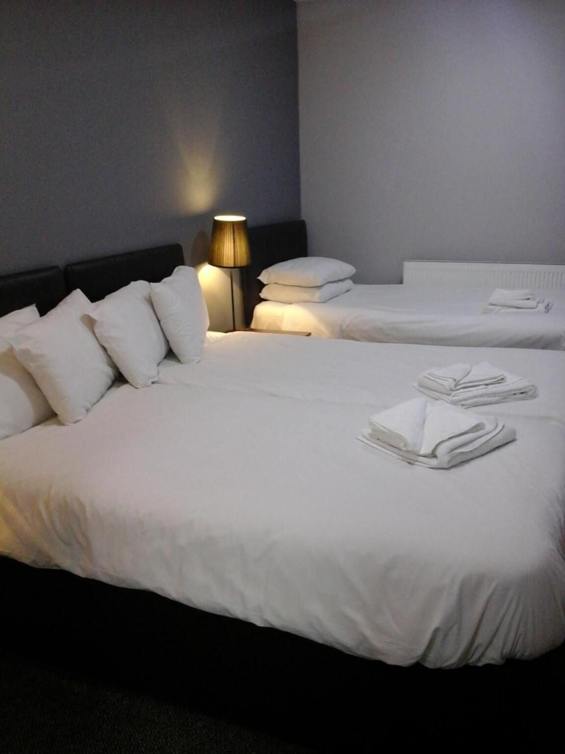 individually decorated, individually furnished, laptop workspace