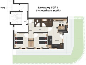 Floor plan - Chalet in Mayrhofen Near Ski Lifts (Schwendau)