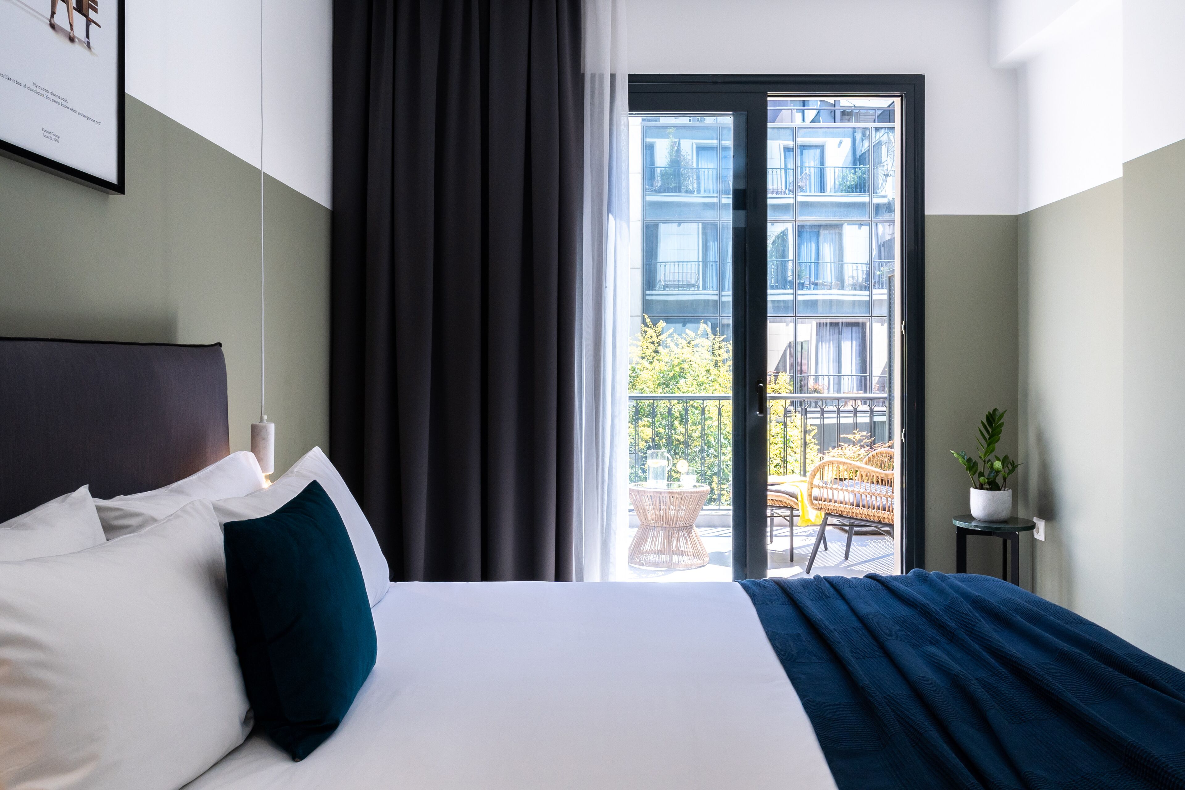 Chambre Double Supérieure, terrasse (Nelly Chic) | Literie de qualité supérieure, surmatelas