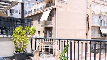 Deluxe studio, terras (Lucia) | Balkon