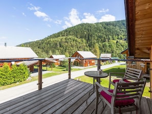 Balcony - Modern Detached Wooden Chalet With Sauna Near the Kreischberg ski Area (Stadl-Predlitz)
