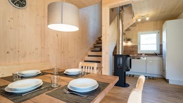 Chalet | Dapur pribadi | Kursi makan untuk bayi