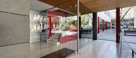 Interior entrance